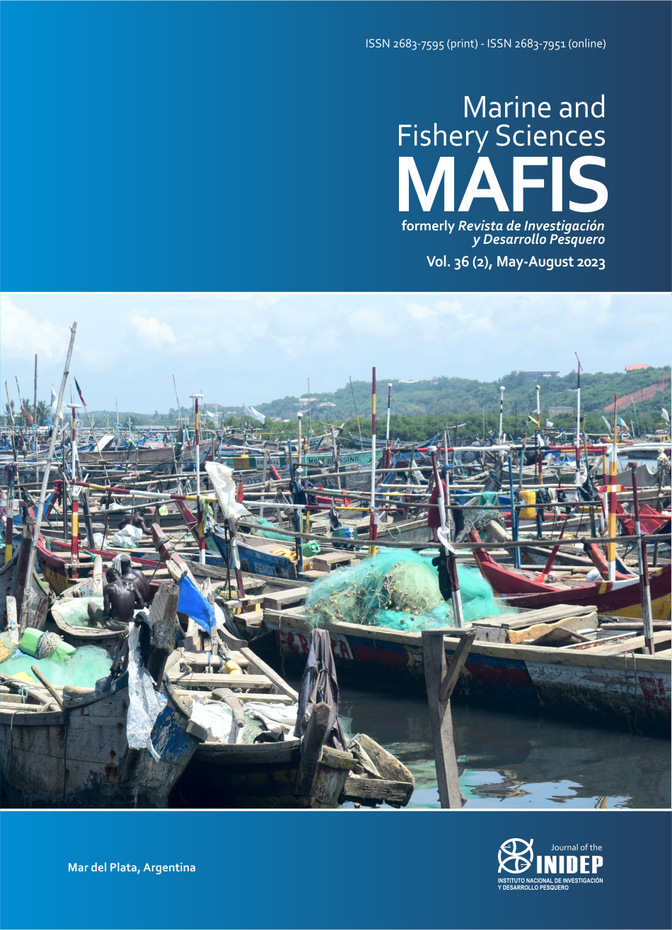 					View Vol. 36 No. 2 (2023): Marine and Fishery Sciences (MAFIS)
				