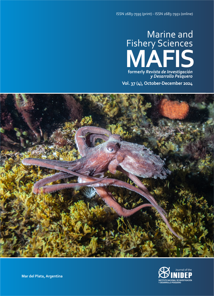 					View Vol. 37 No. 4 (2024): Marine and Fishery Sciences (MAFIS) - Accepted Articles
				