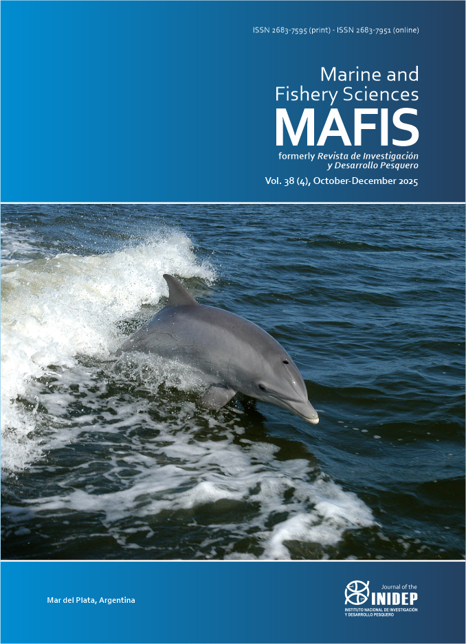 View Vol. 38 No. 4 (2025): Marine and Fishery Sciences (MAFIS) - Accepted Articles